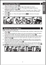 Preview for 3 page of Canon MP41DHIII Instructions Manual