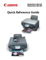 Canon MP730 - MultiPASS Color Inkjet Quick Reference Manual preview