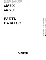 Предварительный просмотр 8 страницы Canon MP730 - MultiPASS Color Inkjet Service Manual