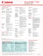 Preview for 2 page of Canon MultiPass C560 Technical Information