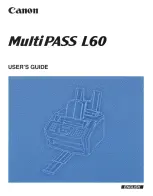 Canon MultiPASS L60 User Manual предпросмотр