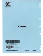 Предварительный просмотр 39 страницы Canon MultiPASS L6000 Parts Catalog