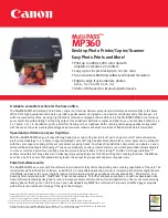 Canon MultiPASS MP360 Specification предпросмотр