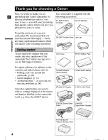 Предварительный просмотр 4 страницы Canon MV 1 Instruction Manual