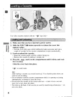 Предварительный просмотр 8 страницы Canon MV 1 Instruction Manual