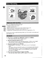 Предварительный просмотр 10 страницы Canon MV 1 Instruction Manual