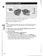 Предварительный просмотр 14 страницы Canon MV 1 Instruction Manual