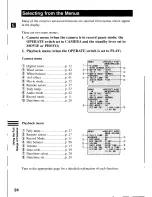 Предварительный просмотр 24 страницы Canon MV 1 Instruction Manual