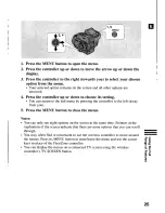 Предварительный просмотр 25 страницы Canon MV 1 Instruction Manual