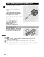 Предварительный просмотр 26 страницы Canon MV 1 Instruction Manual