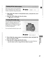 Предварительный просмотр 27 страницы Canon MV 1 Instruction Manual