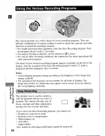 Предварительный просмотр 34 страницы Canon MV 1 Instruction Manual