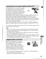 Предварительный просмотр 37 страницы Canon MV 1 Instruction Manual