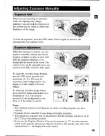 Предварительный просмотр 47 страницы Canon MV 1 Instruction Manual