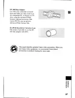 Предварительный просмотр 65 страницы Canon MV 1 Instruction Manual