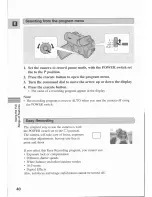 Preview for 40 page of Canon MV 10 i Instruction Manual