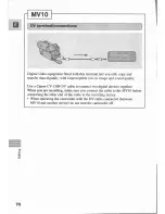 Preview for 70 page of Canon MV 10 i Instruction Manual