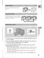 Preview for 45 page of Canon MV 200 i Instruction Manual