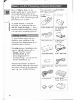 Preview for 4 page of Canon MV 200 Instruction Manual