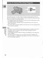 Preview for 40 page of Canon MV 200 Instruction Manual