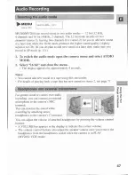 Preview for 47 page of Canon MV 200 Instruction Manual