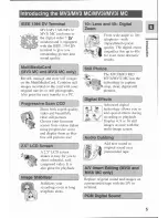 Предварительный просмотр 5 страницы Canon MV 3 i Instruction Manual