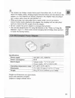 Предварительный просмотр 11 страницы Canon MV 3 i Instruction Manual