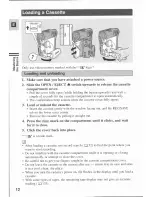 Предварительный просмотр 12 страницы Canon MV 3 i Instruction Manual