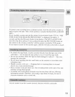 Предварительный просмотр 13 страницы Canon MV 3 i Instruction Manual