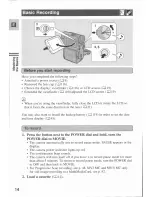 Предварительный просмотр 14 страницы Canon MV 3 i Instruction Manual