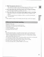 Предварительный просмотр 15 страницы Canon MV 3 i Instruction Manual