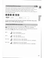 Предварительный просмотр 17 страницы Canon MV 3 i Instruction Manual