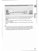 Предварительный просмотр 29 страницы Canon MV 3 i Instruction Manual