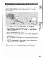 Предварительный просмотр 51 страницы Canon MV 3 i Instruction Manual