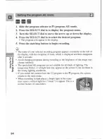 Предварительный просмотр 54 страницы Canon MV 3 i Instruction Manual