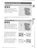 Предварительный просмотр 69 страницы Canon MV 3 i Instruction Manual