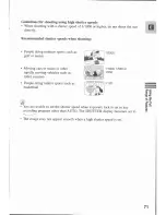 Предварительный просмотр 71 страницы Canon MV 3 i Instruction Manual