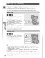 Предварительный просмотр 72 страницы Canon MV 3 i Instruction Manual