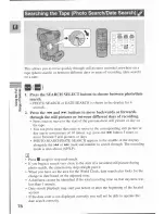 Предварительный просмотр 78 страницы Canon MV 3 i Instruction Manual