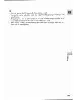 Предварительный просмотр 89 страницы Canon MV 3 i Instruction Manual