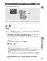 Предварительный просмотр 109 страницы Canon MV 3 i Instruction Manual