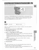 Предварительный просмотр 111 страницы Canon MV 3 i Instruction Manual