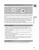 Preview for 15 page of Canon MV 30 Instruction Manual