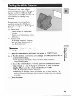 Preview for 71 page of Canon MV 30 Instruction Manual