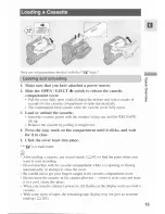 Preview for 15 page of Canon MV 300 i Instruction Manual