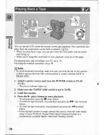 Preview for 28 page of Canon MV 6 I MC Instruction Manual