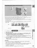 Preview for 109 page of Canon MV 6 I MC Instruction Manual