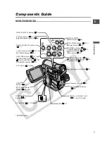 Предварительный просмотр 7 страницы Canon MV MVX30i Instruction Manual