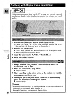 Preview for 74 page of Canon MV400 i Instruction Manual