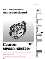 Предварительный просмотр 1 страницы Canon MV530i Instruction Manual